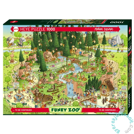 Heye 1000 db-os puzzle - Fekete-erdei élőhely (29638)
