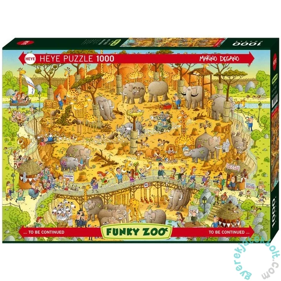 Heye 1000 db-os puzzle - Afrikai élőhely (29639)