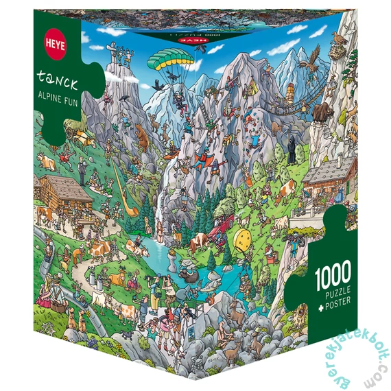 Heye 1000 db-os Triangular puzzle - Alpesi móka, Tanck (29680)