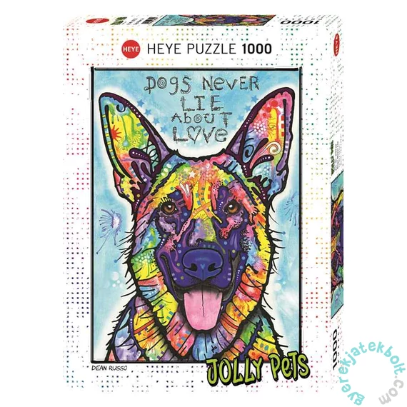 Heye 1000 db-os puzzle - A kutyák soha nem hazudnak (29732)