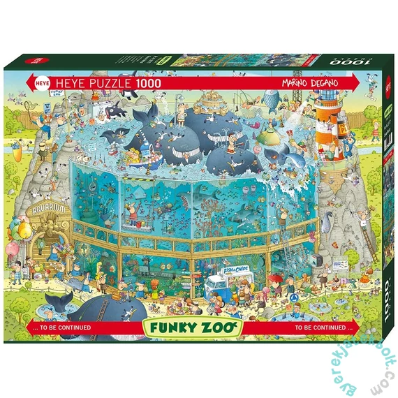 Heye 1000 db-os puzzle - Funky Zoo - Ocean Habitat, Degano (29777)