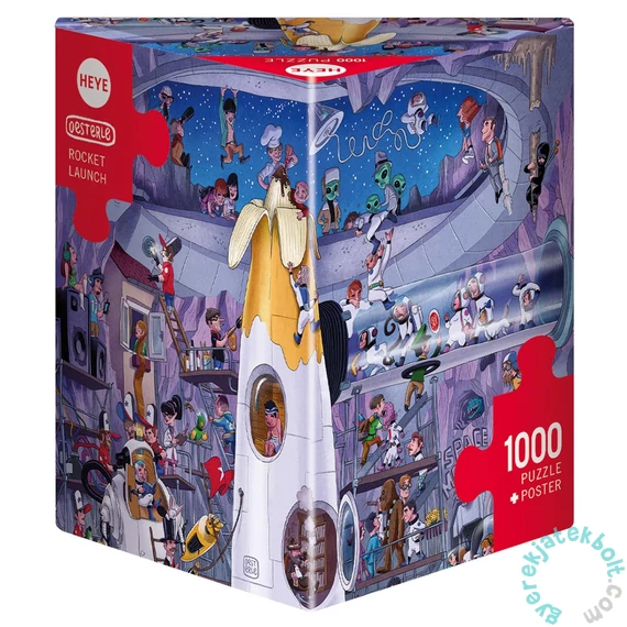 Heye 1000 db-os Triangular puzzle - Rocket Launch, Oesterle (29790)
