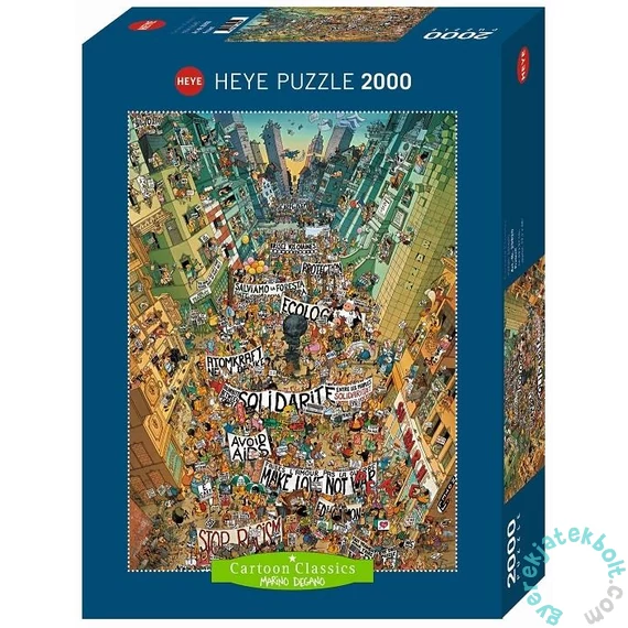 Heye 2000 db-os puzzle - Protest!, Degano (29820)