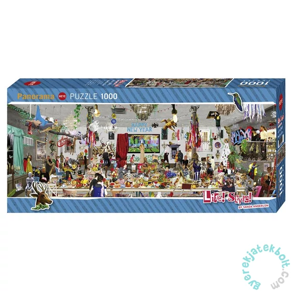 Heye 1000 db-os Panoráma puzzle - New Year's Eve, Sanda Anderlon (29823)