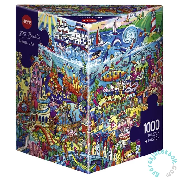 Heye 1000 db-os Triangular puzzle - Magic Sea, Rita Bermans (29839)