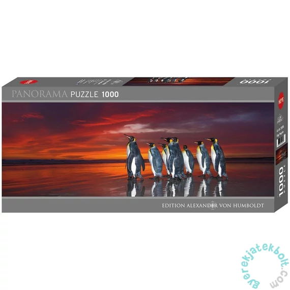 Heye 1000 db-os Panoráma puzzle - Király pingvinek, Edition Humboldt (29858)