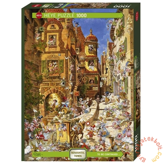 Heye 1000 db-os puzzle - Romantic Town - By Day, Ryba (29874)