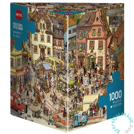 Heye 1000 db-os Triangular puzzle - Market Place, Göbel és Knorr (29884)