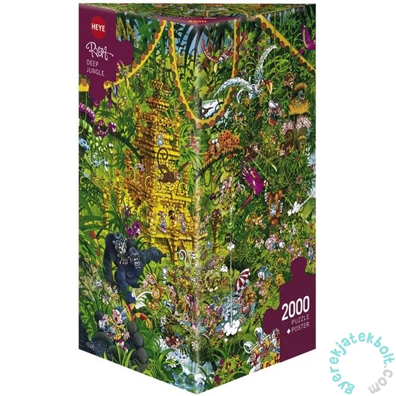 Heye 2000 db-os Triangular puzzle - Deep Jungle, Ryba (29892)