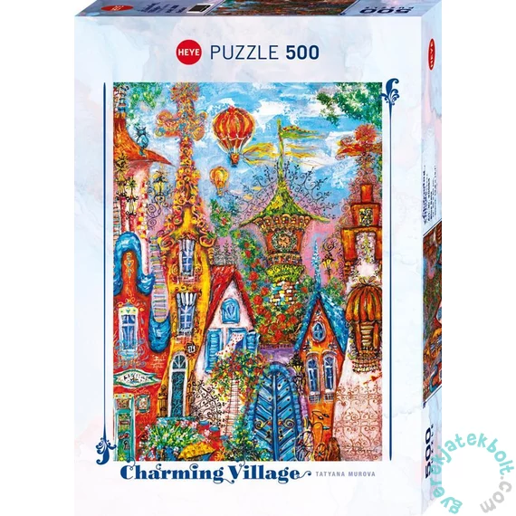 Heye 500 db-os puzzle - Charming Village - Blue Gate (30064)