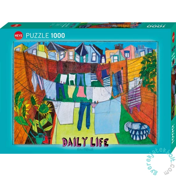 Heye 1000 db-os puzzle - Daily Life - In The Courtyard (30070)