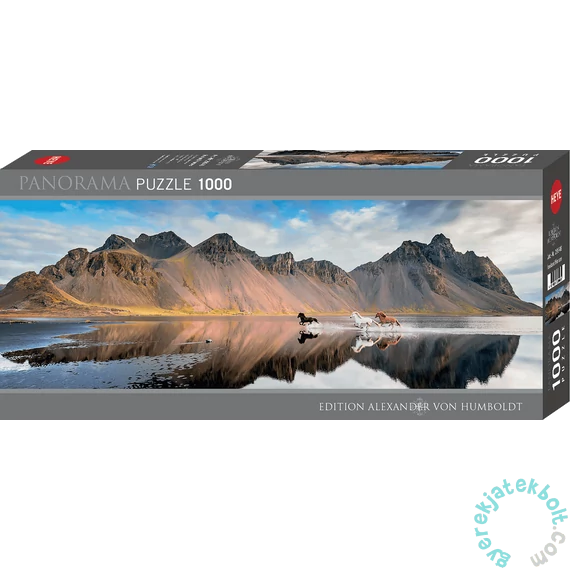 Heye 1000 db-os Panoráma puzzle - Iceland Horses, Edition Humboldt (29946)