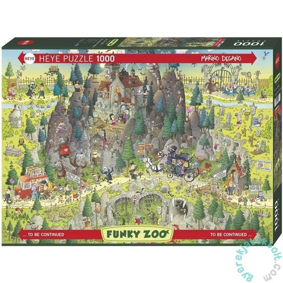 Heye 1000 db-os puzzle - Funky Zoo - Transylvanian Habitat (29963)