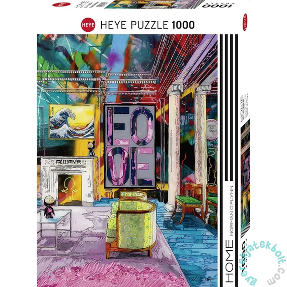 Heye 1000 db-os puzzle - Home - Room With Wave, O'Flynn (29974)