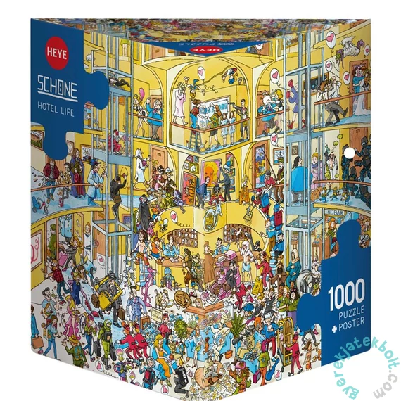 Heye 1000 db-os Triangular puzzle - Hotel Life (29927)