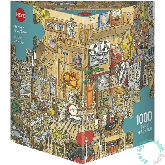 Heye 1000 db-os Triangular puzzle - Music Maniac (29928)