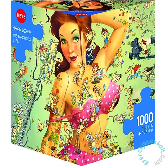 Heye 1000 db-os Triangular puzzle - Insta Girls Life (29992)