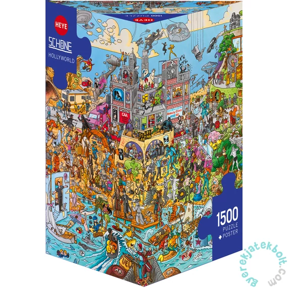 Heye 1500 db-os Triangular puzzle - Hollyworld (29995)