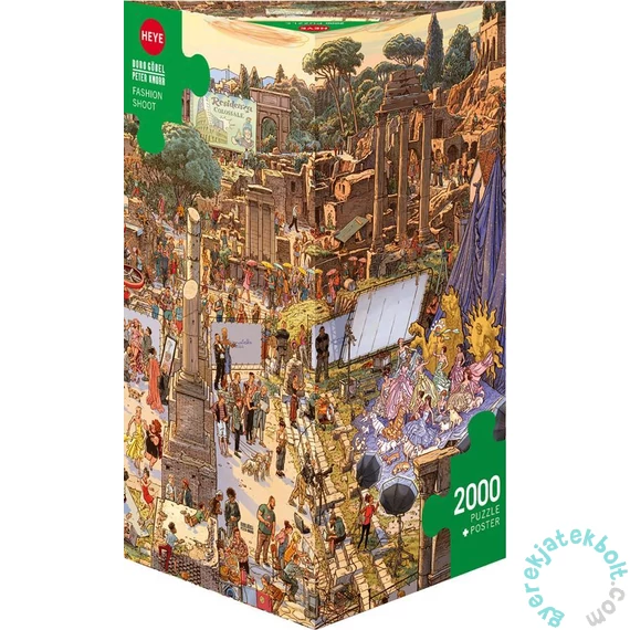 Heye 2000 db-os Triangular puzzle - Fashion Shoot (29931)