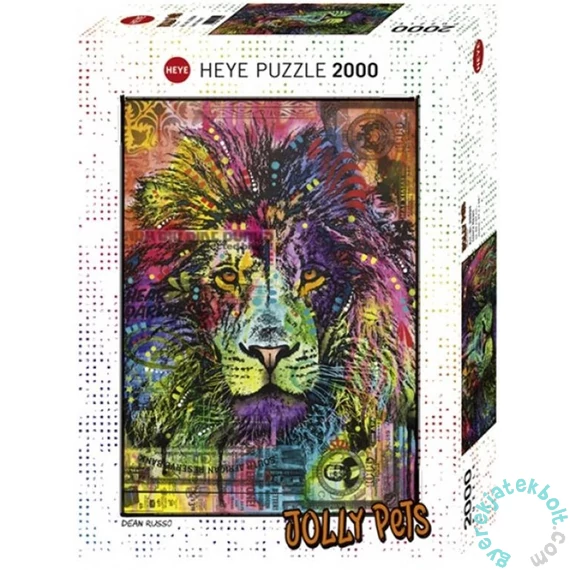 Heye 2000 db-os puzzle - Lion's Heart, Jolly Pets (29894)