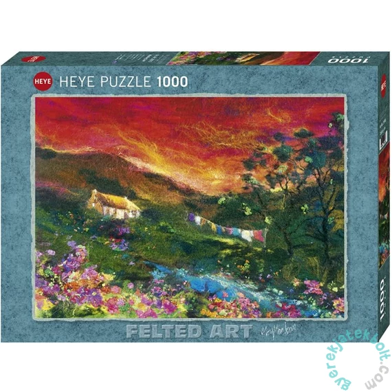 Heye 1000 db-os puzzle - Felted Art - Washing Line (29916)