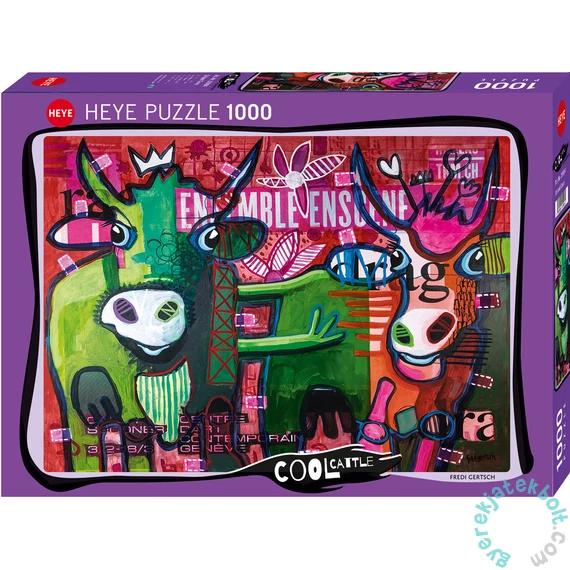 Heye 1000 db-os puzzle - Fredi Gertsch - Kow (29985)