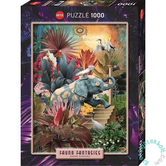Heye 1000 db-os puzzle - Fauna Fantasies - Elephantaisy, Sanchez (30008)