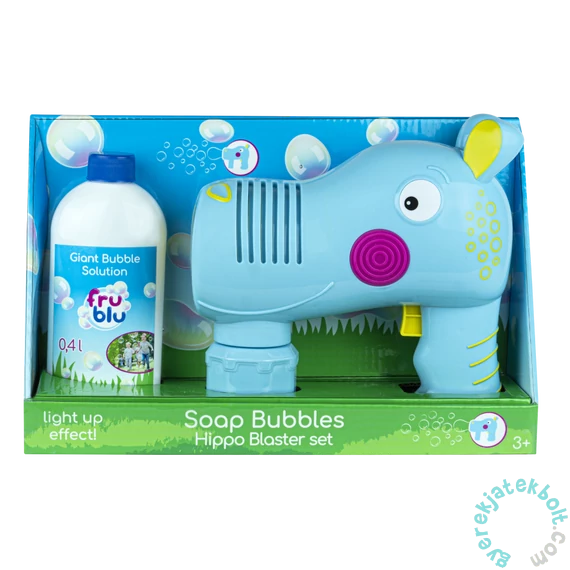 Fru Blu Bubilövő játékpisztoly tartállyal - Víziló (DKF0161)