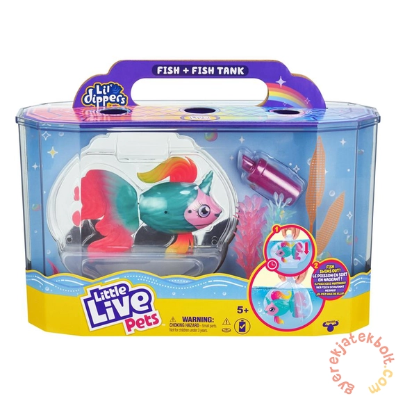 Little Live Pets - Úszkáló halacska akváriummal