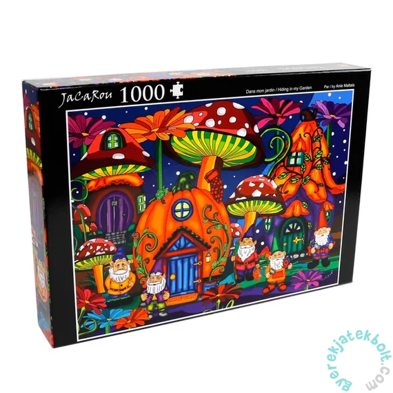 JaCaRou 1000 db-os puzzle - Hiding in My Garden (JP-JARD1000)