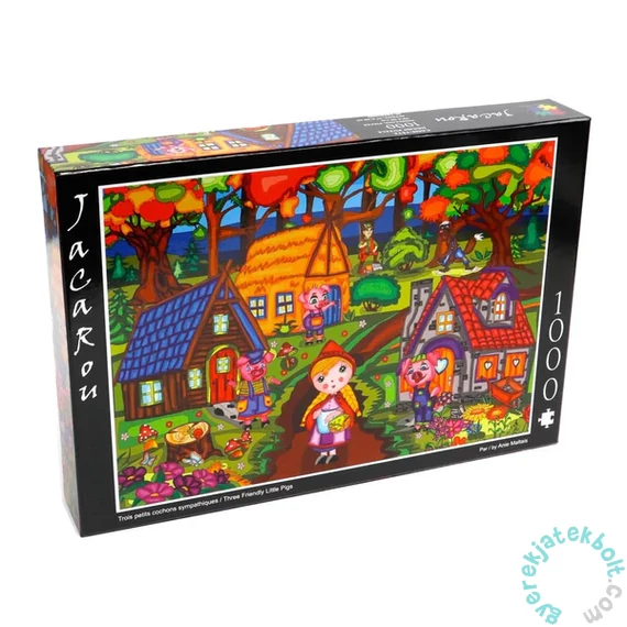JaCaRou 1000 db-os puzzle - Three mpathiques Little Pigs (JP-TROI1000)
