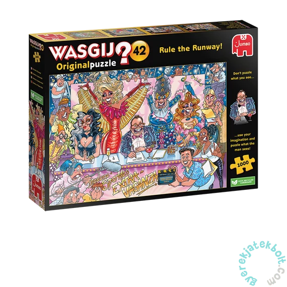Jumbo 1000 db-os puzzle - Wasgij Original 42 - Verseny (00013)