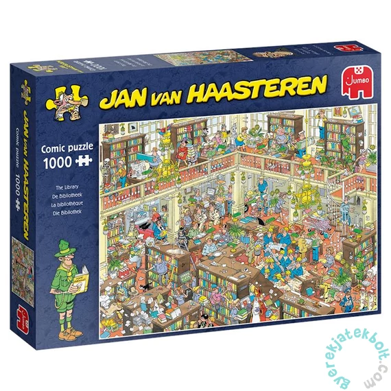 Jumbo 1000 db-os puzzle - Jan Van Haasteren - Könytár (JUM19092)