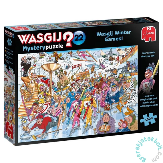 Jumbo 1000 db-os puzzle - Wasgij Mystery 22 - Téli olimpia (25012)
