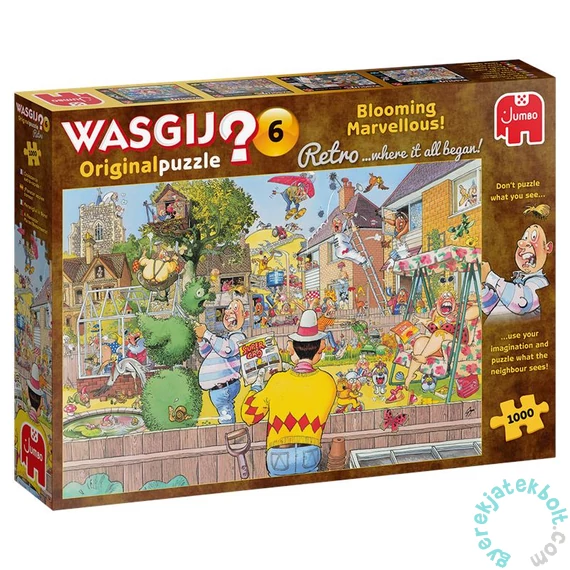 Jumbo 1000 db-os puzzle - Wasgij Original 6 - Csodakert (25014)