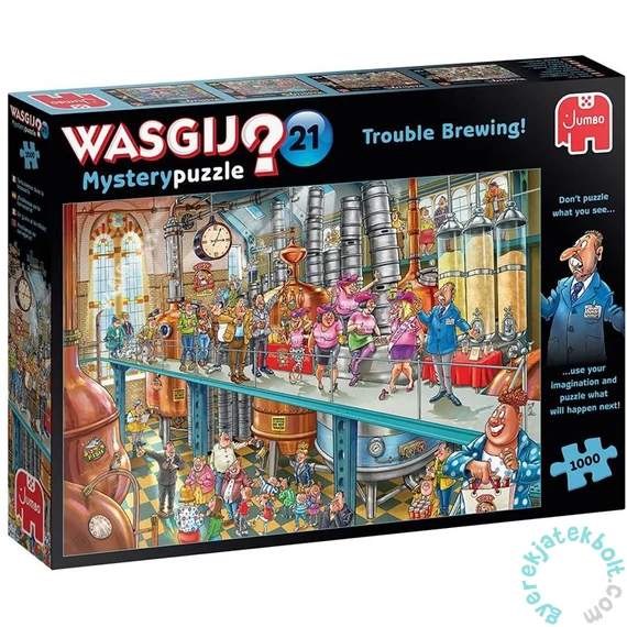 Jumbo 1000 db-os puzzle - Wasgij Mystery 21 - Gyárlátogatás (25006)