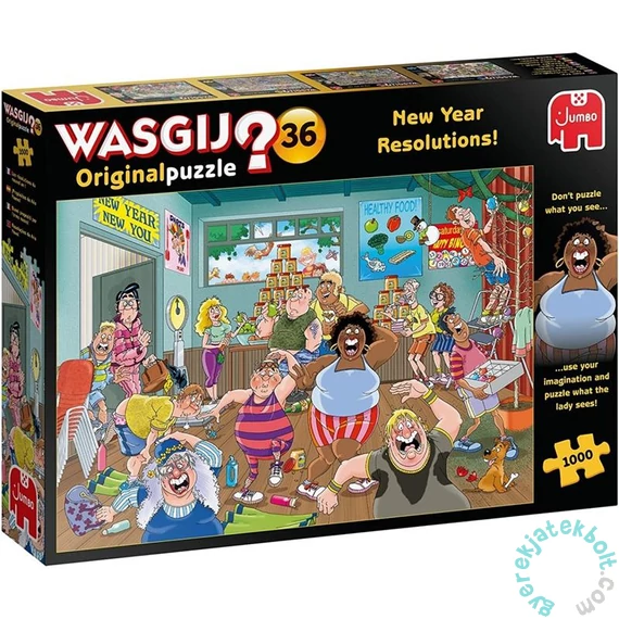 Jumbo 1000 db-os puzzle - Wasgij Original 36 - Újévi fogadalmak (25000)