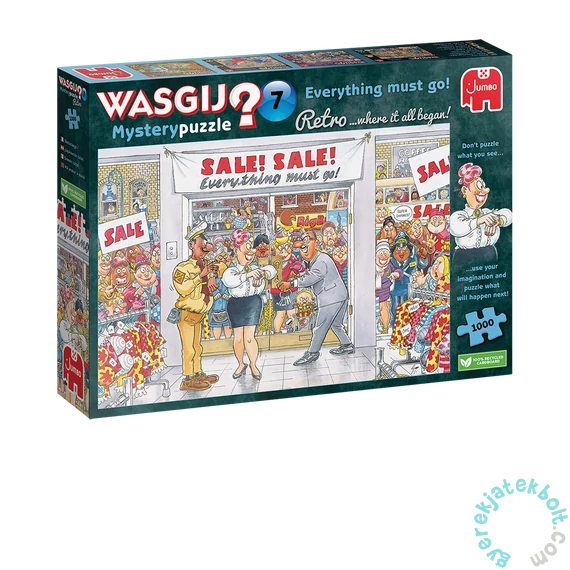 Jumbo 1000 db-os puzzle - Wasgij Mystery 7 - Akció (00018)