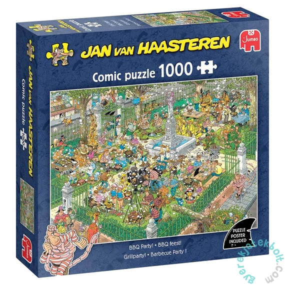 Jumbo 1000 db-os puzzle - Jan van Haasteren - Barbecue Party! (00530)