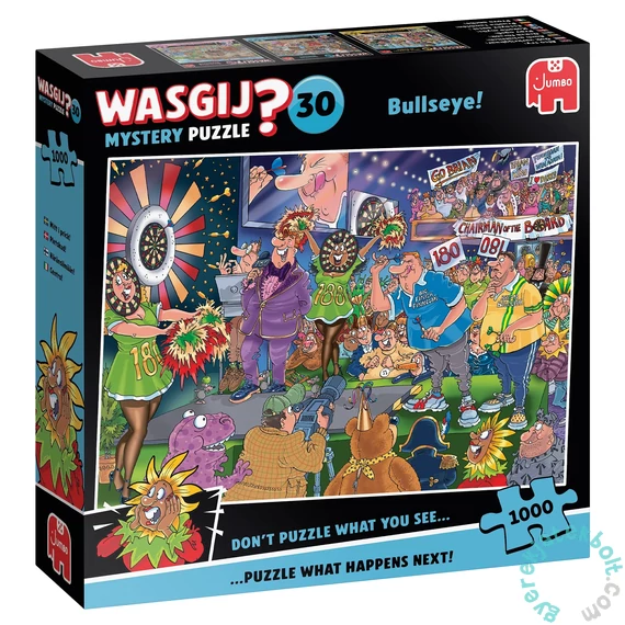 Jumbo 1000 db-os puzzle - Wasgij Mystery 30 - Bullseye! (00804)