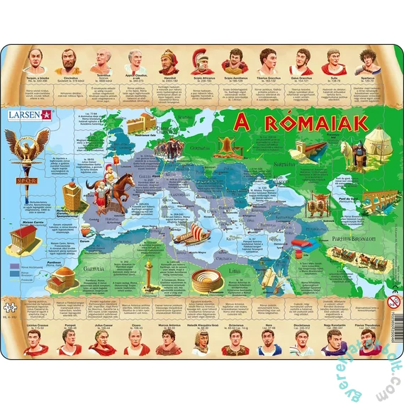 Larsen Maxi Puzzle 110 db-os - A Rómaiak (HL4HU)