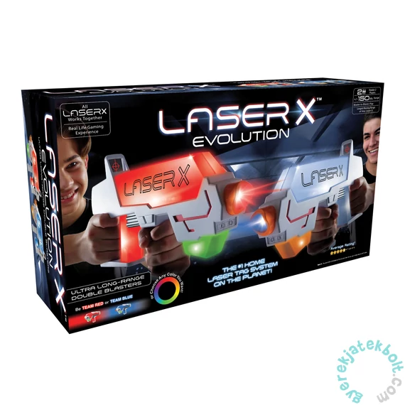 Laser-X Evolution Long Range lézerfegyver Dupla szett (LAS88178)