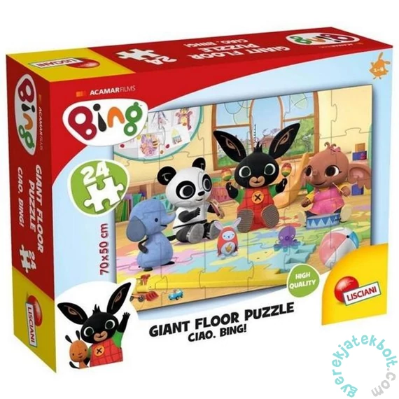 Lisciani 24 db-os Floor puzzle - Bing - Szia Bing! (74716)