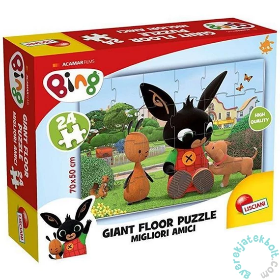 Lisciani 24 db-os Floor puzzle - Bing - Legjobb barátok! (75812)