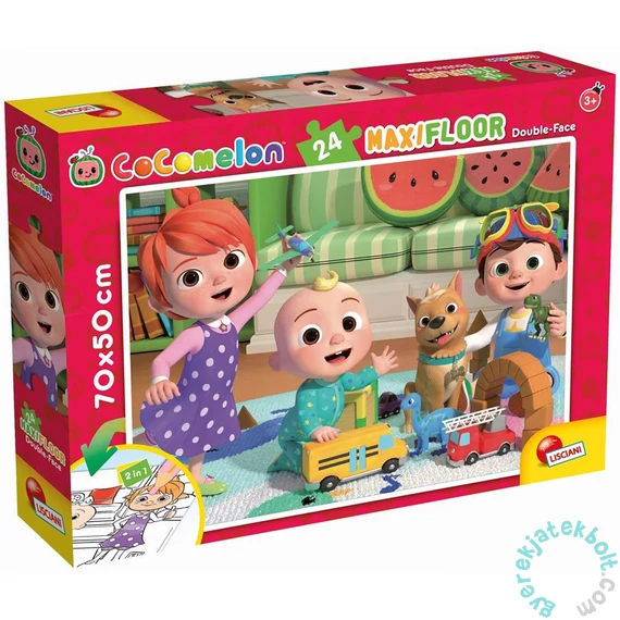 Lisciani 24 db-os Maxi Floor puzzle - Cocomelon - Játszunk! (90983)