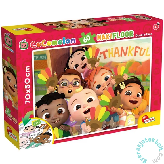 Lisciani 60 db-os Maxi Floor puzzle - Cocomelon - Számoljunk! (91089)