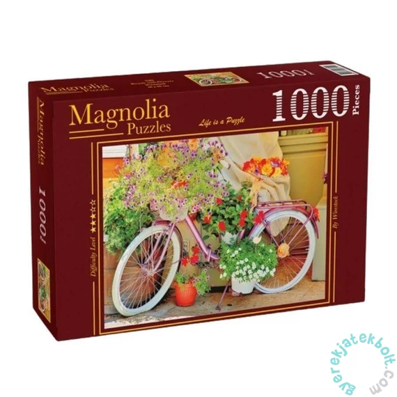 Magnolia 1000 db-os puzzle - Bicycle with Flowers (3502)