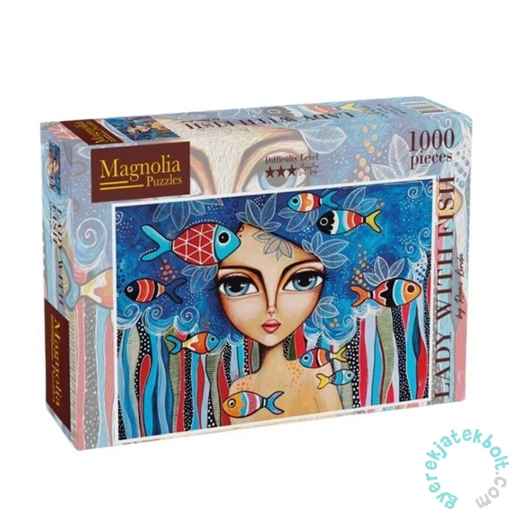Magnolia 1000 db-os puzzle - Lady with Fish - Romi Lerda Special Edition (1716)