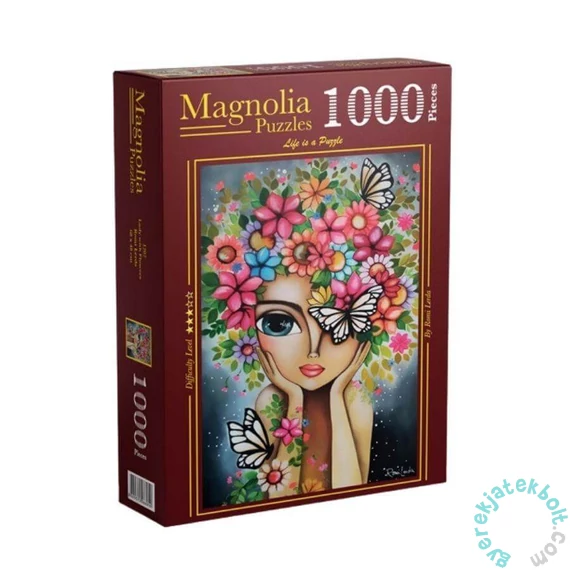 Magnolia 1000 db-os puzzle - Lady with Flowers - Romi Lerda Special Edition (1707)