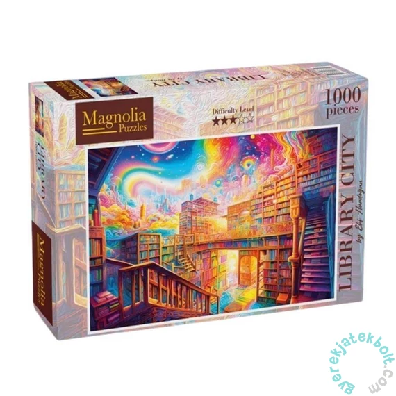 Magnolia 1000 db-os puzzle - Library City - Elif Hürdogan Special Edition (8605)